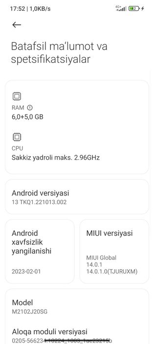Poco x3 pro sotiladi