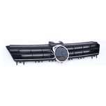 Grila masca fata VW Golf 7 (5k), 10.2012-, fata, 3 ornamente cromate; open; crom/negru