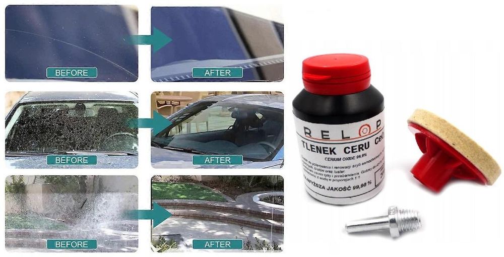 комплект за премахване на драскотини , полиране на стъкло relop ...