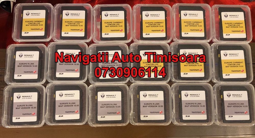 Renault card navigatie SD Card Carminat LIVE Laguna,Megane,Clio 2023