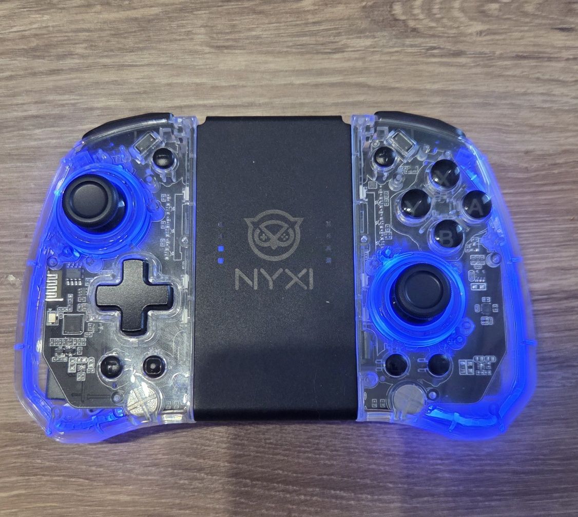 NYXI Hyperion Transparent Style Wireless Joy-pad - 8 Color LED