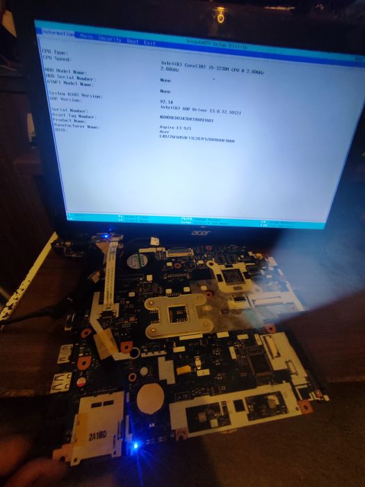 Placa de baza Acer Aspire E1-571 E1-531 Travelmate P253-M - i-uri gen3