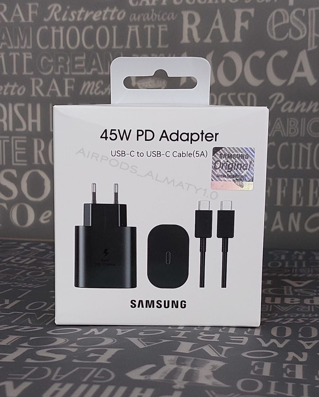 Samsung 45W PD Очень Быстрая Зарядка 2.0 Оригинал S22-S24 Ultra Fold