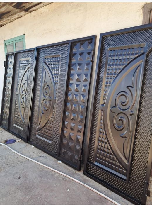 Ворота новые металлические
