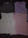 Lot tricou fara maneci si maieu scurt fetita