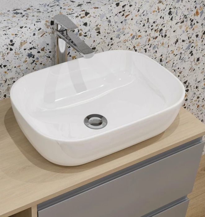 Мивка за баня MODUO 50см.  правоъгълна форма - CERSANIT K116-050