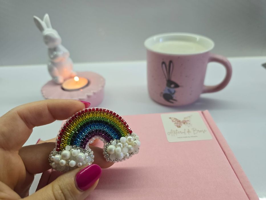 Brosa margele handmade