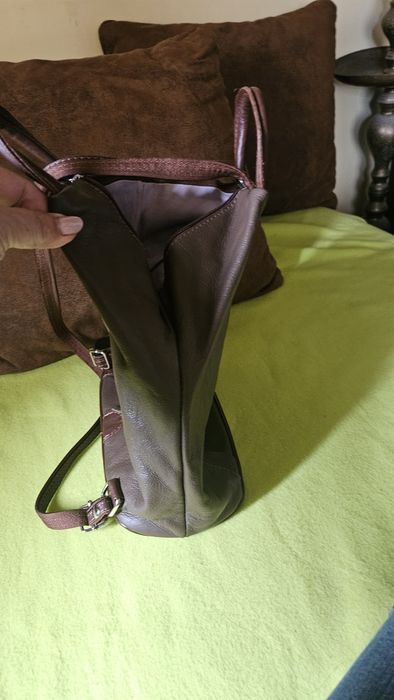 Rucsac piele damă domnișoare/doamne maro