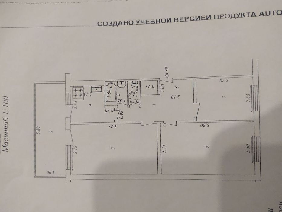 Юнусаба 5 квартал. Продается  квартира  3/3/5