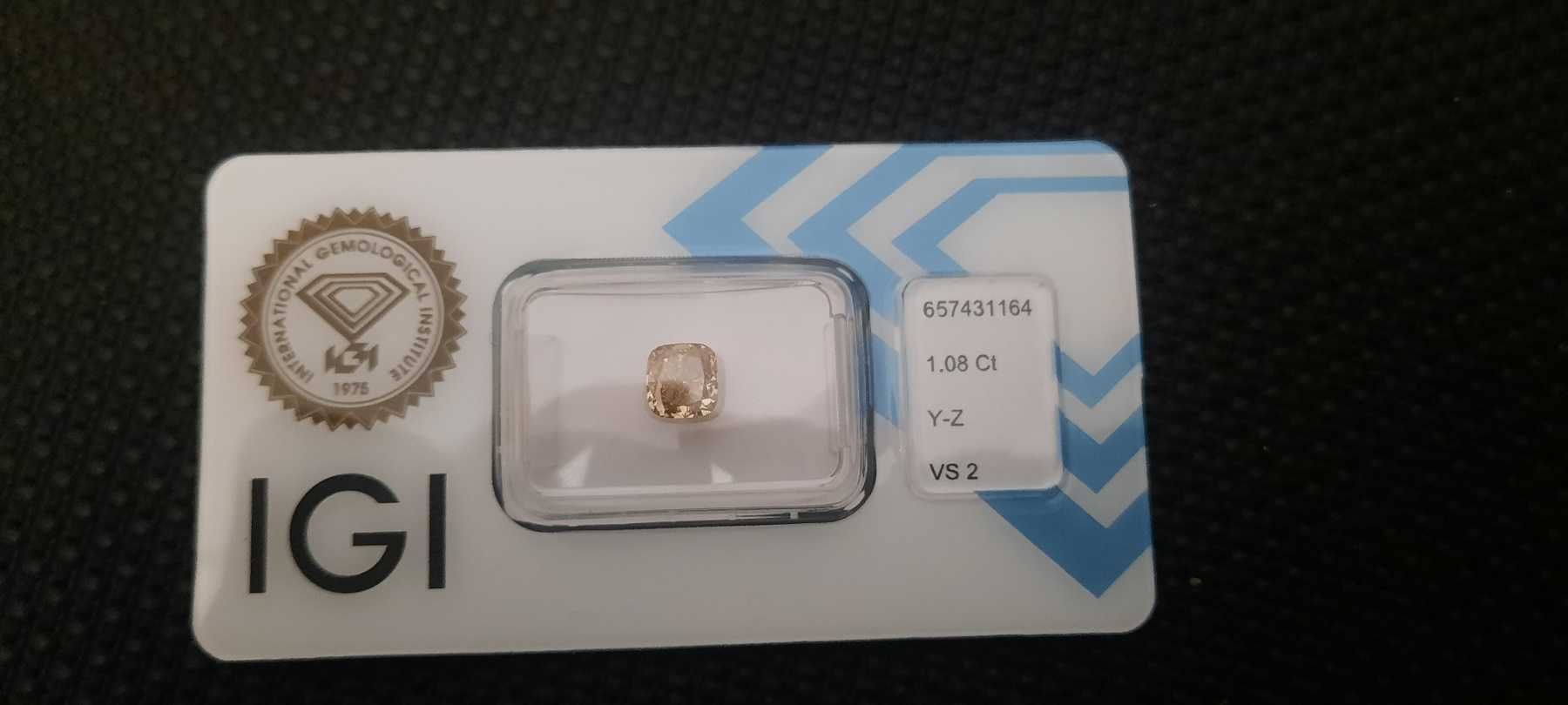 1.08 ct карата VS деамант с IGI сертификат