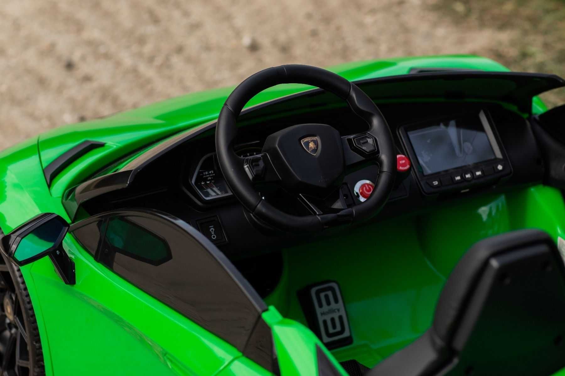 Лицензирана акумулаторна кола Lamborghini Aventador 2025,MP4,24V,600W