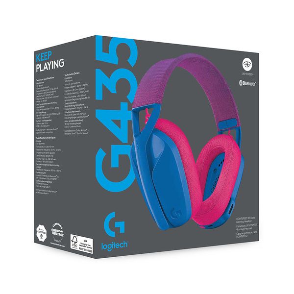 Игровые наушники Logitech G435 Стиль, Комфорт и Мощный Звук!