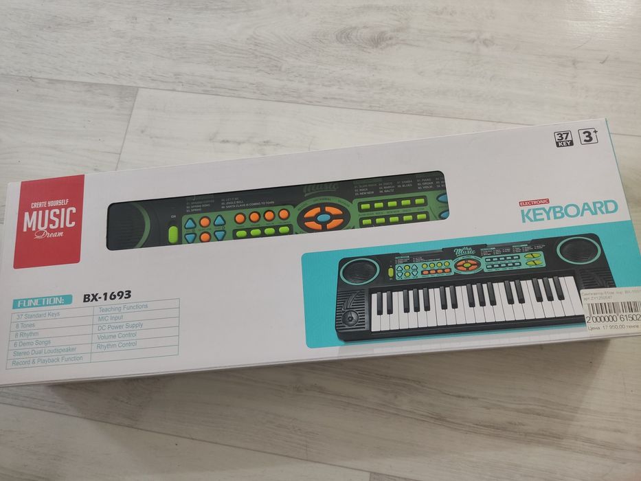 Детское пианино новое