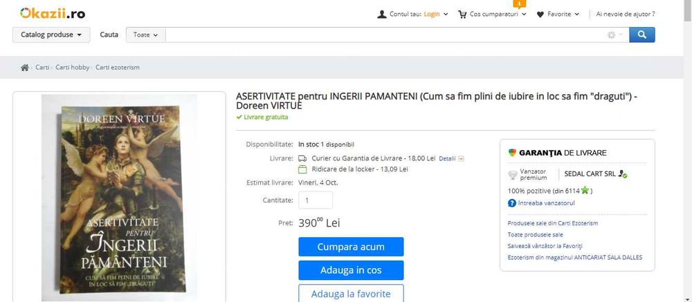 RARA Asertivitate pentru ingerii pamanteni Doreen Virtue