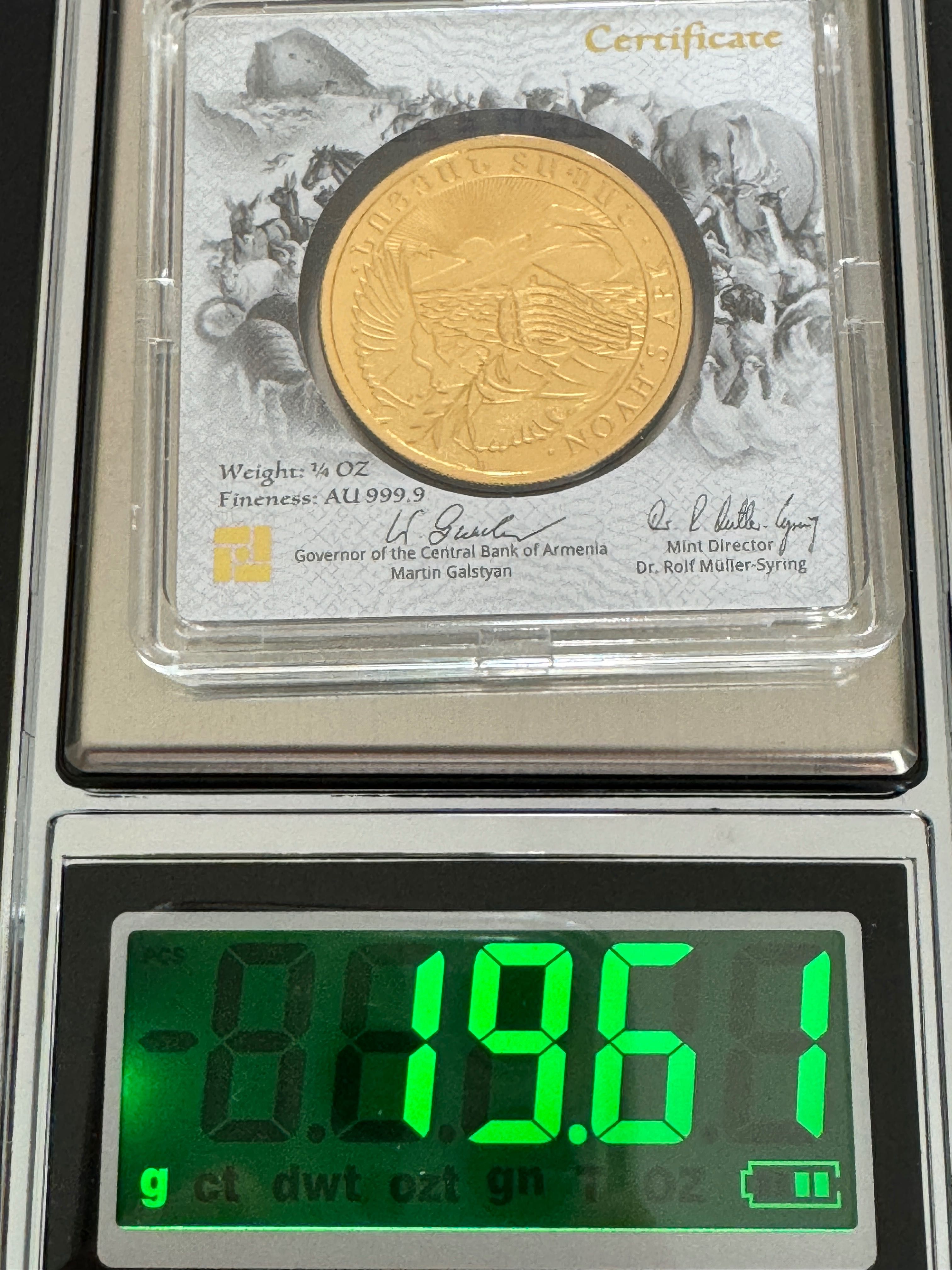 Moneda din aur Australian Kangaroo 1/4oz investiție protecție inflație