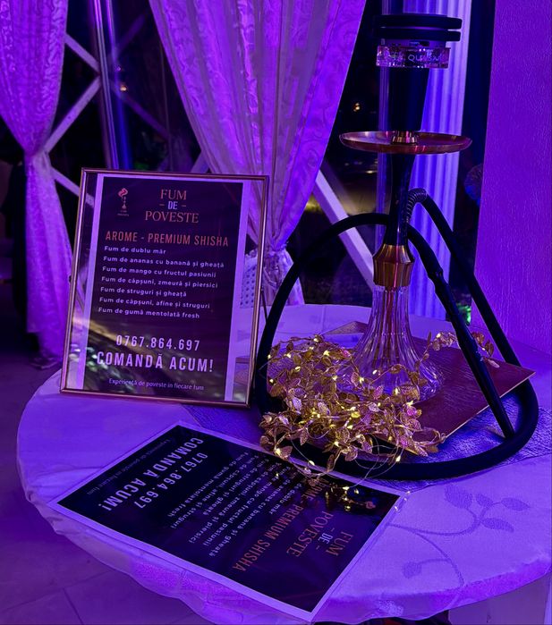 Narghilele pentru evenimente - Premium SHISHA