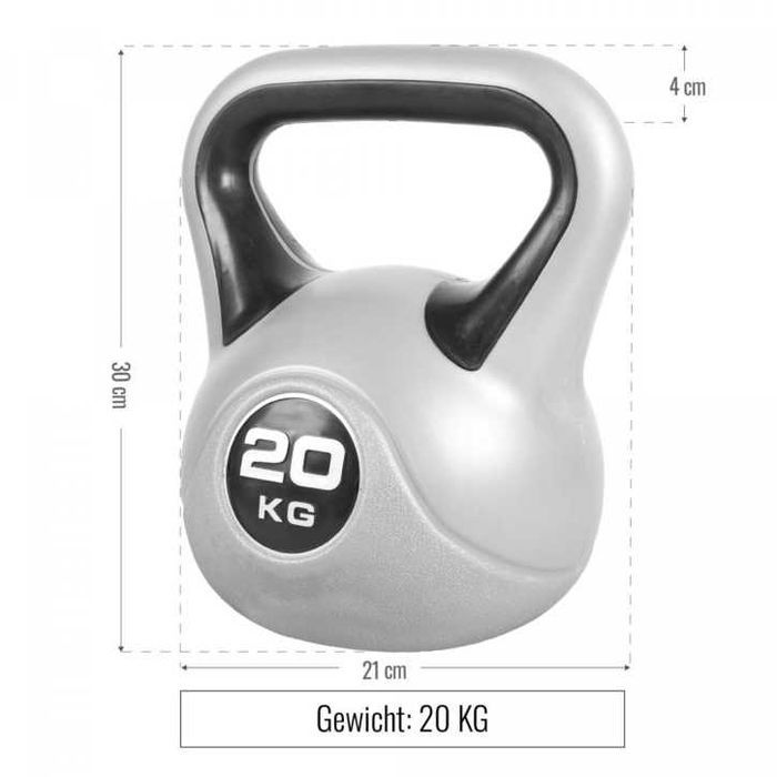 Kettlebell Stylish de ciment - 20 KG