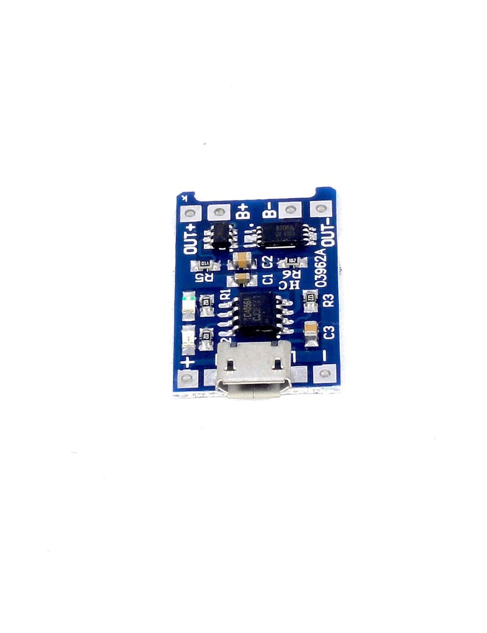 Контролер за зареждане и разреждане Li-Ion TP4056 micro USB със защита