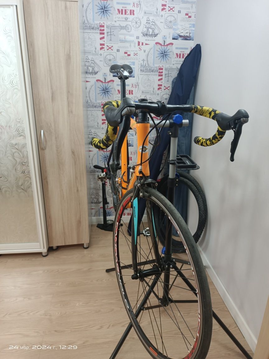 Шоссейный велосипед на раме itg- pro