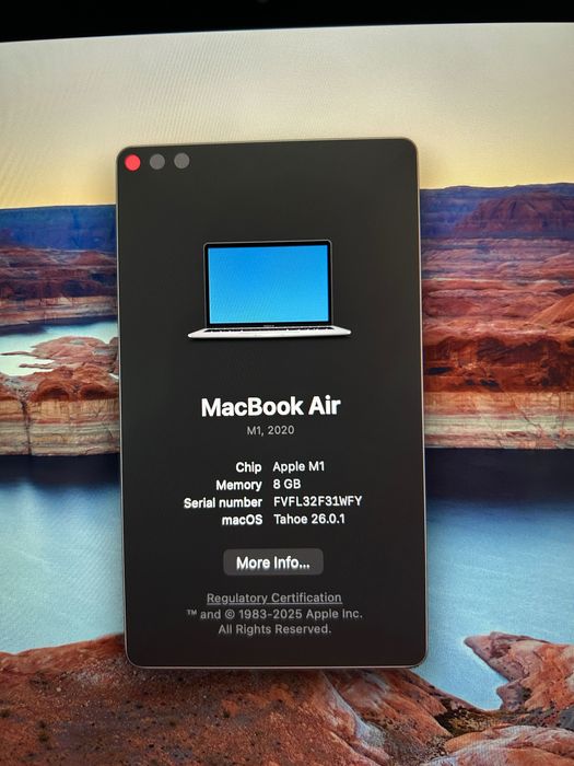 MacBook Air M1 256gb space grey
