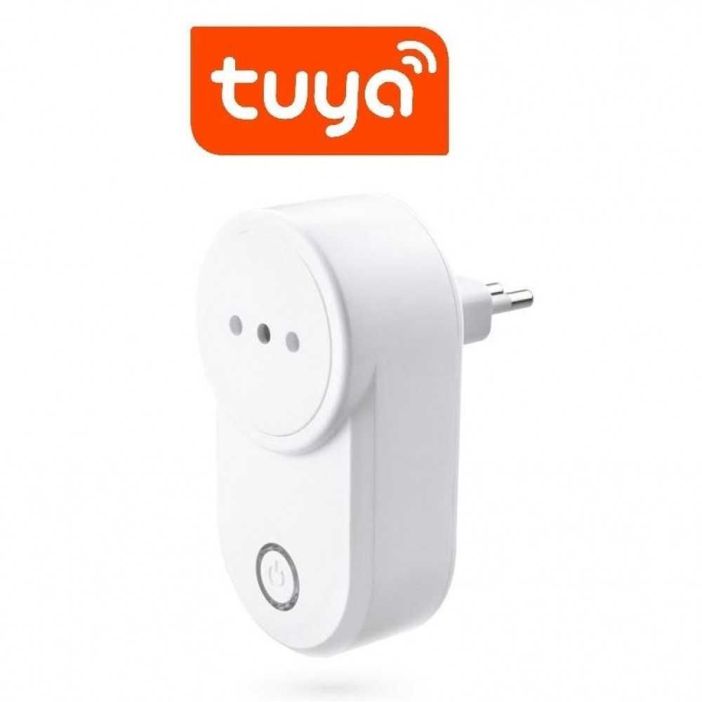 Контакт TUYA Smart Power Plug, Интелигентен, WiFi, 220-240