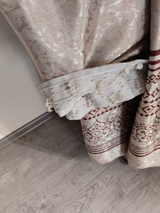 Портьеры на большое окно