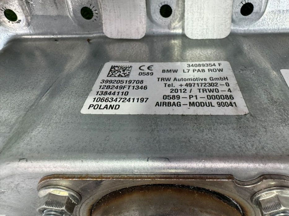 Airbag pasager bmw seria 3 f30 / f31 / seria 1 f20 / f21 2011-2019