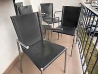 scaune terasa , living , bucatrie structura metalica