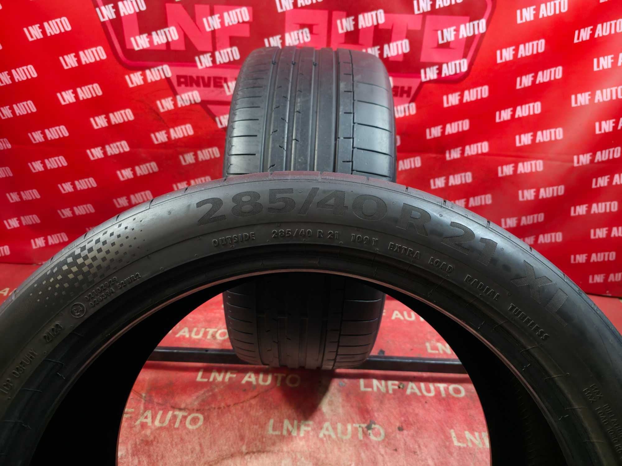 Anvelope de VARA - 285/40/21 - Continental 6 - 6 MM - DOT 2023 !
