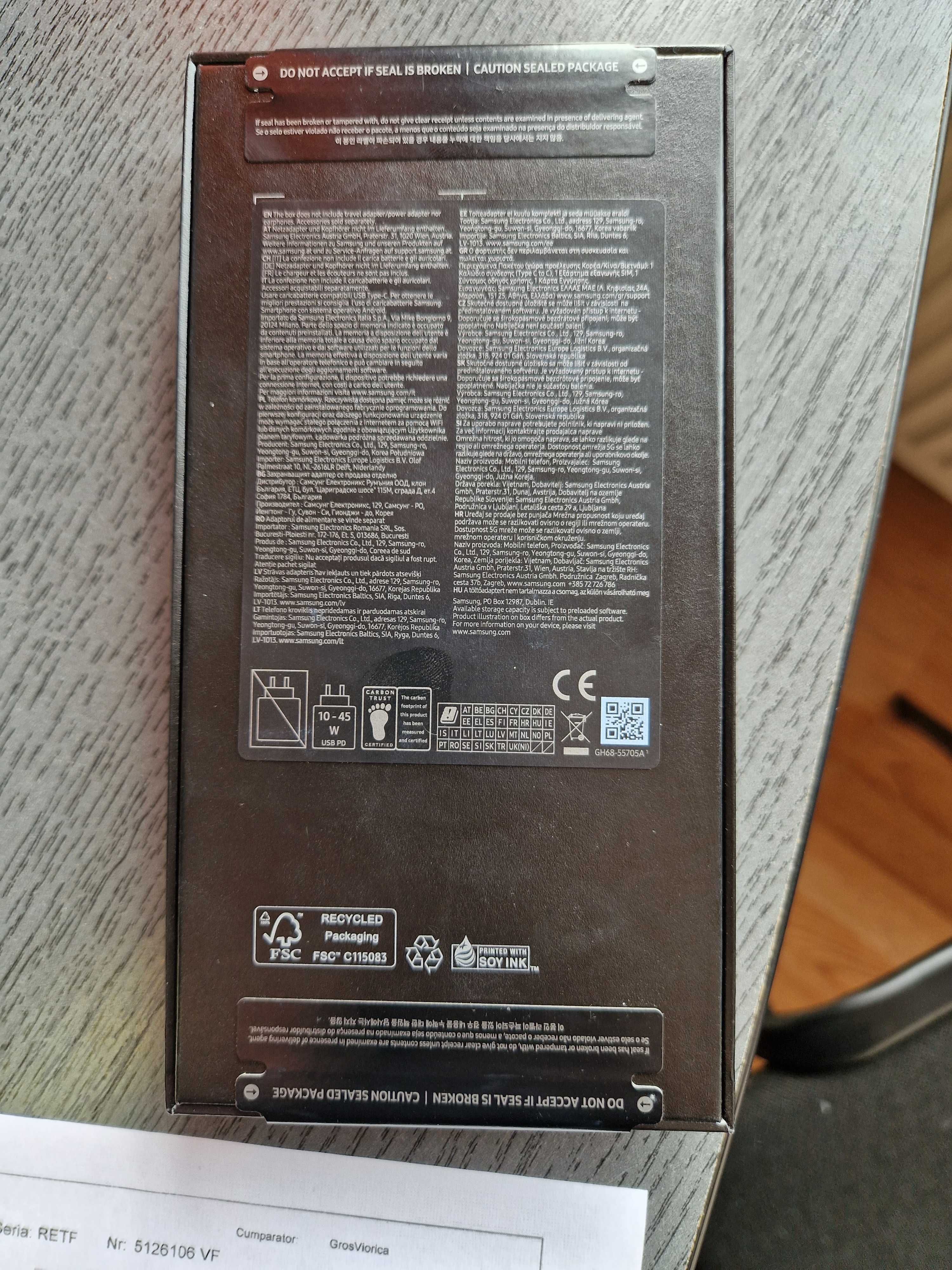 Samsung Galaxy S24 Ultra 256GB Nou Sigilat Garantie