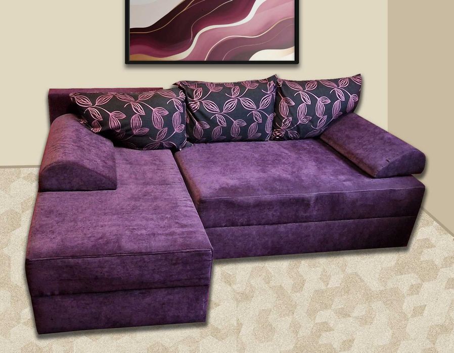 Canapea Extensibila Dubla in forma de L