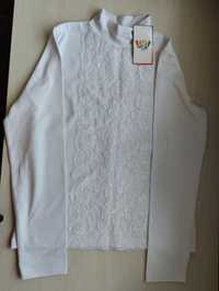Белая блузка для девочки