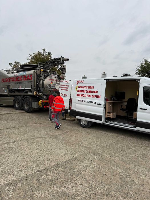 Servicii de vidanjare ,desfundare canalizari ,inspectie video CCTV