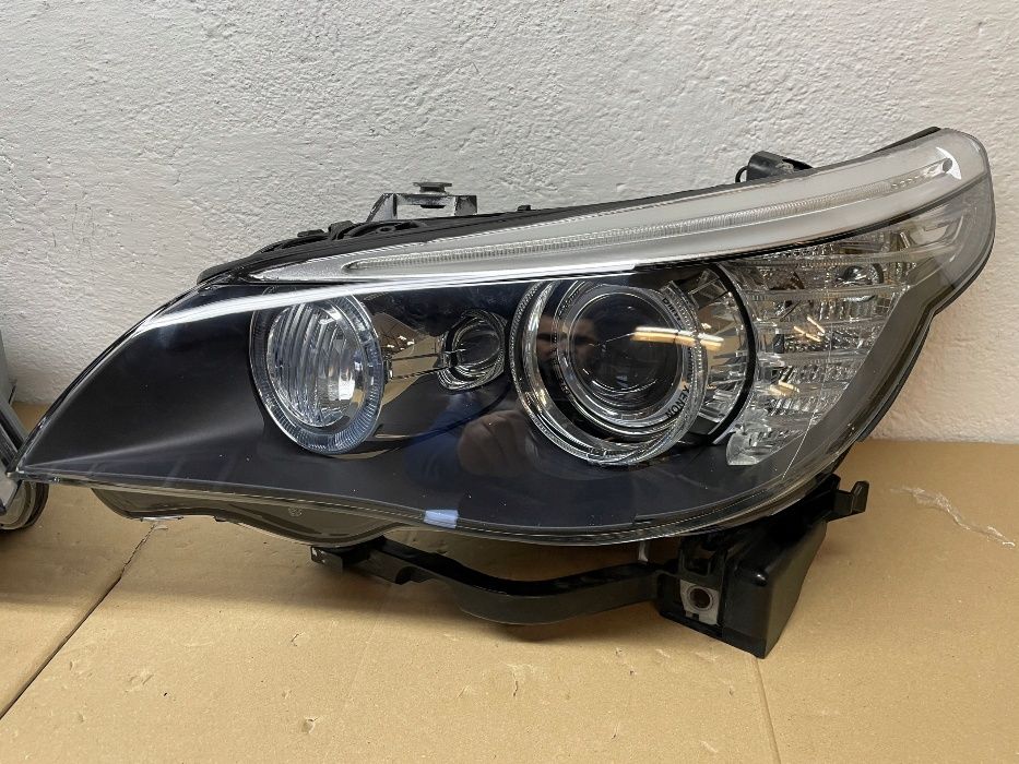 Bmw 5 E60 E61 facelift far bixenon stanga dreapta xenon led adaptiv