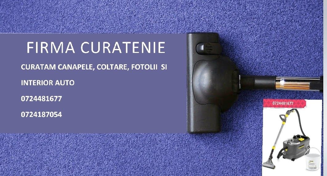 Curatat canapele Fotolii tapiterii auto Curatenie apartamente case