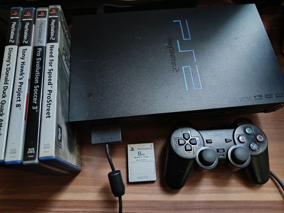 Consola PlayStation 2 PS2 SCPH-30004 R + accesorii + jocuri