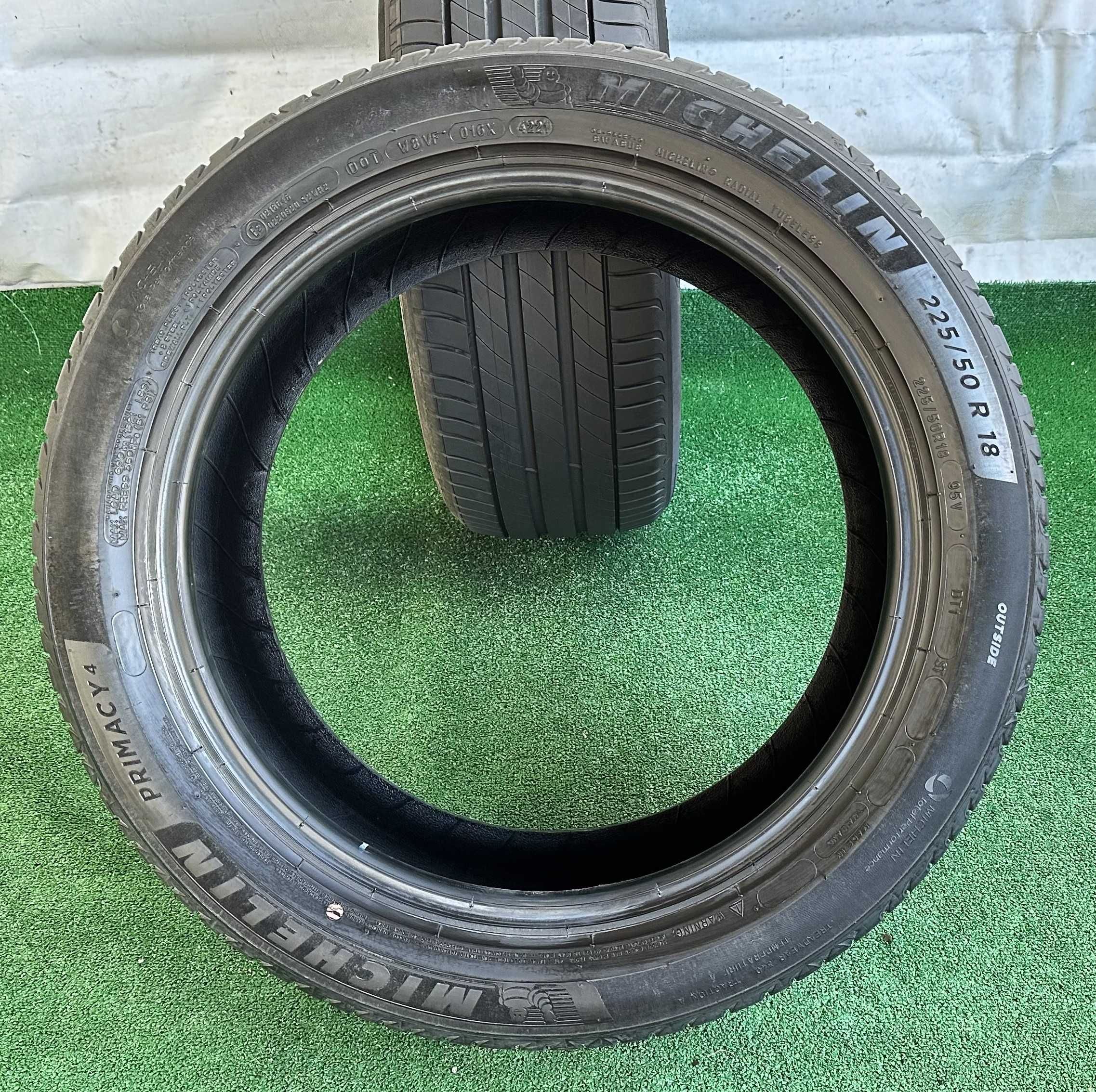 2бр 225/50r18 MICHELIN PRIMACY4 летни