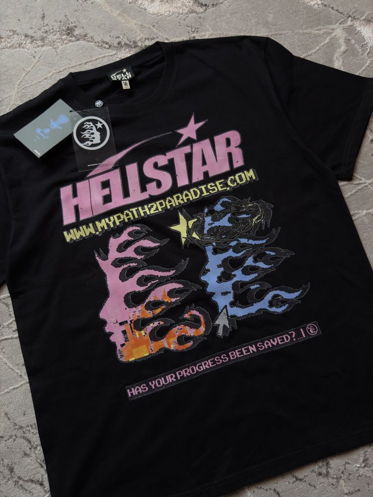 Tricou Hellstar Pixel Negru Marimea L