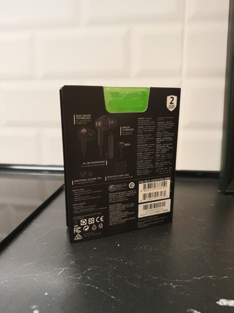 Слушалки Razer - Hammerhead Duo, Nintendo Switch черни