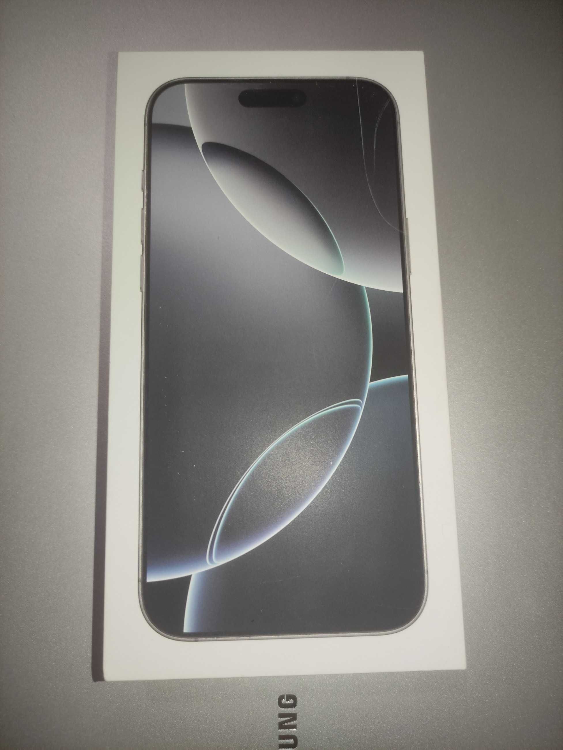 Iphone 16 pro max 256gb white, не е отварян.