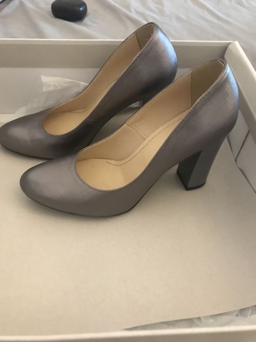 Pantofi mas 36  gri argintiu