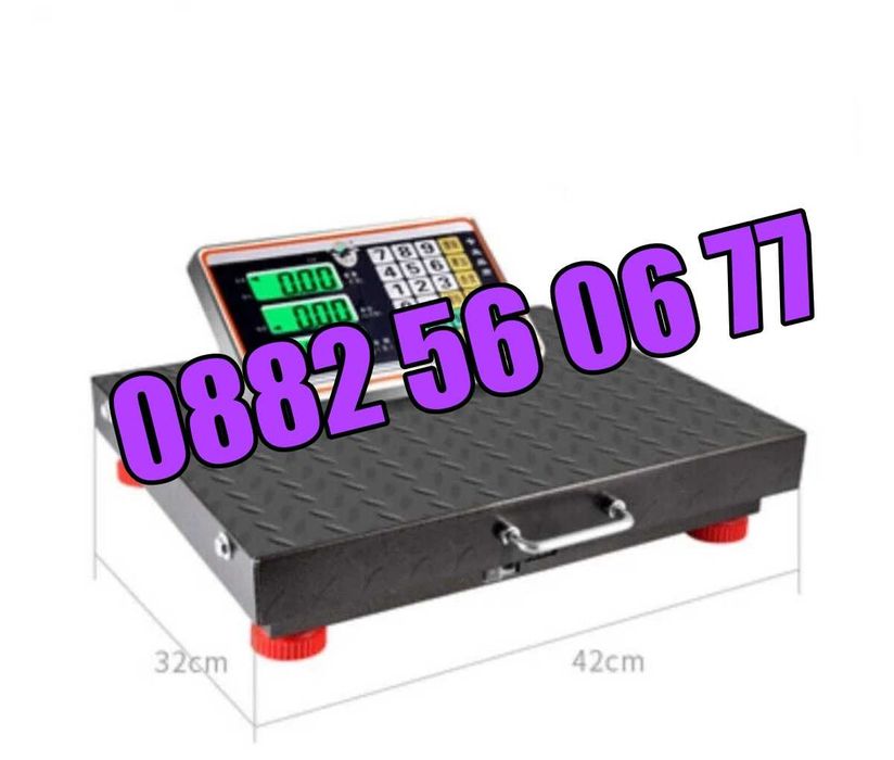 Безжичен кантар до 600 кг, електронна безжична везна до 600 кг