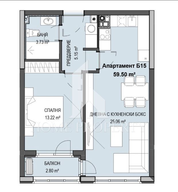 Продава се Двустаен апартамент в София, Кръстова вада - 69 кв.м за 2851 €/кв.м - Снимка #8