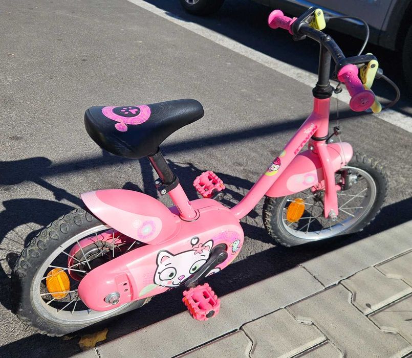 Bicicleta copii 3-5 ani BTWIN optional cu roti ajutatoare