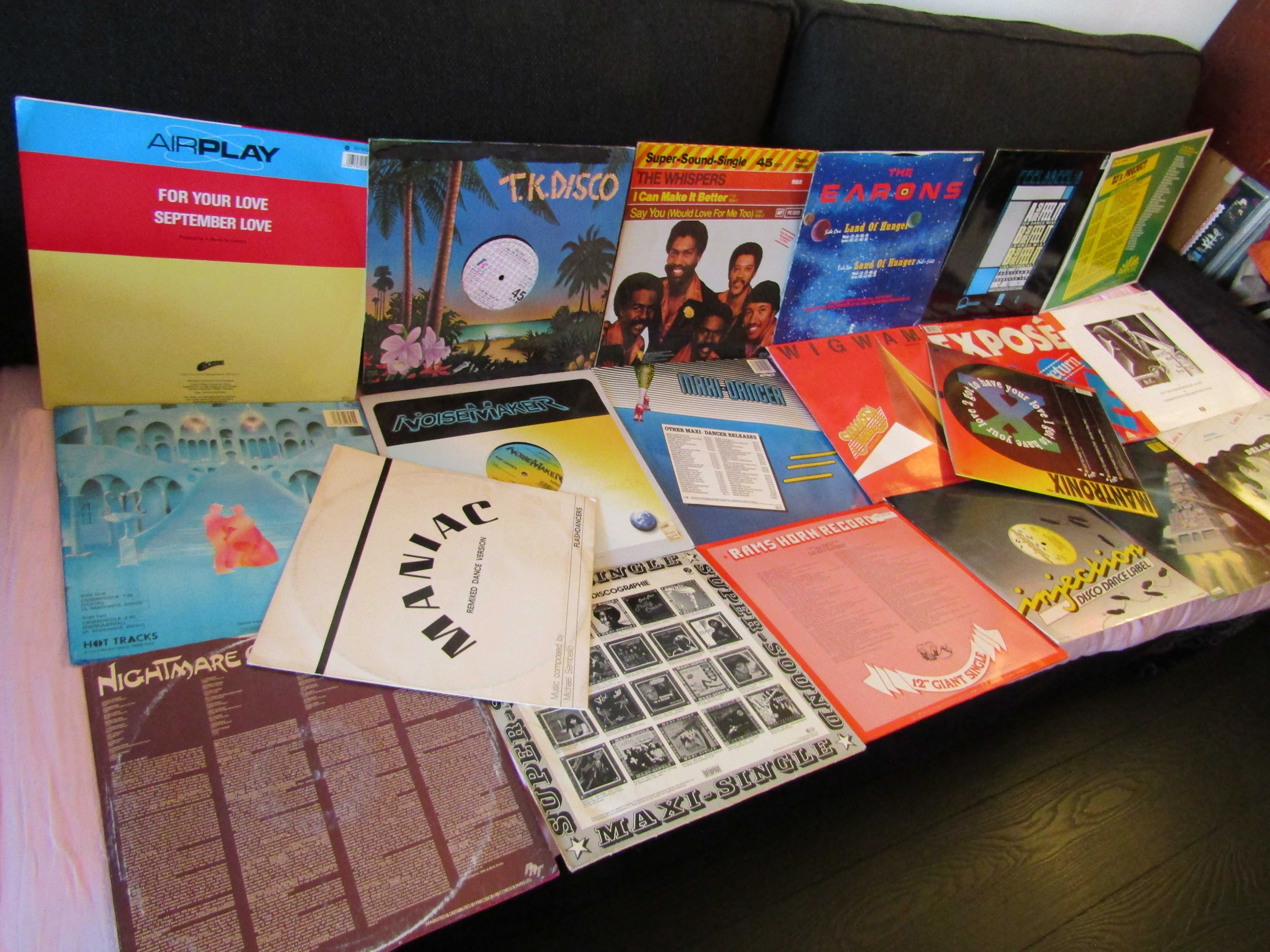 Lot 20 Discuri Vinil Maxi Disco House 1977/2001 Colectare Testa VG+