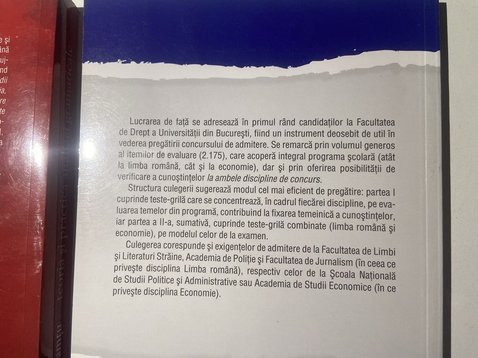 Set carti admitere drept-editura paralela 45