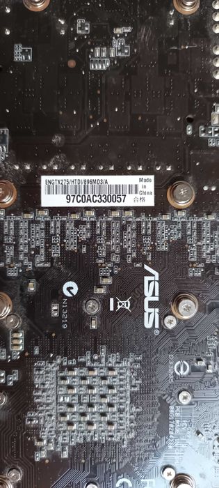 Placa video gaming vintage Asus Nvidia GTX 275 896Mb DDR3 448 bit
