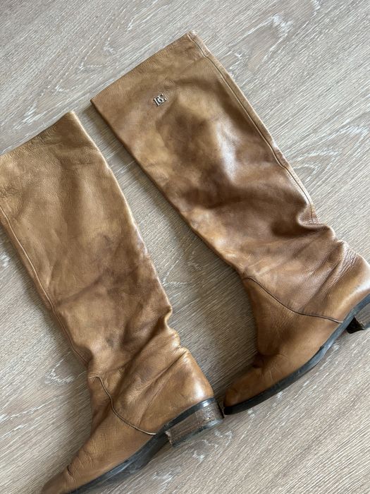 Сапоги осень Натуральная кожа