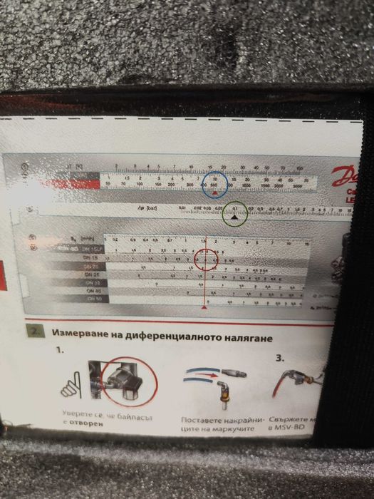 Уред за измерване на диференциално налягане Danfoss