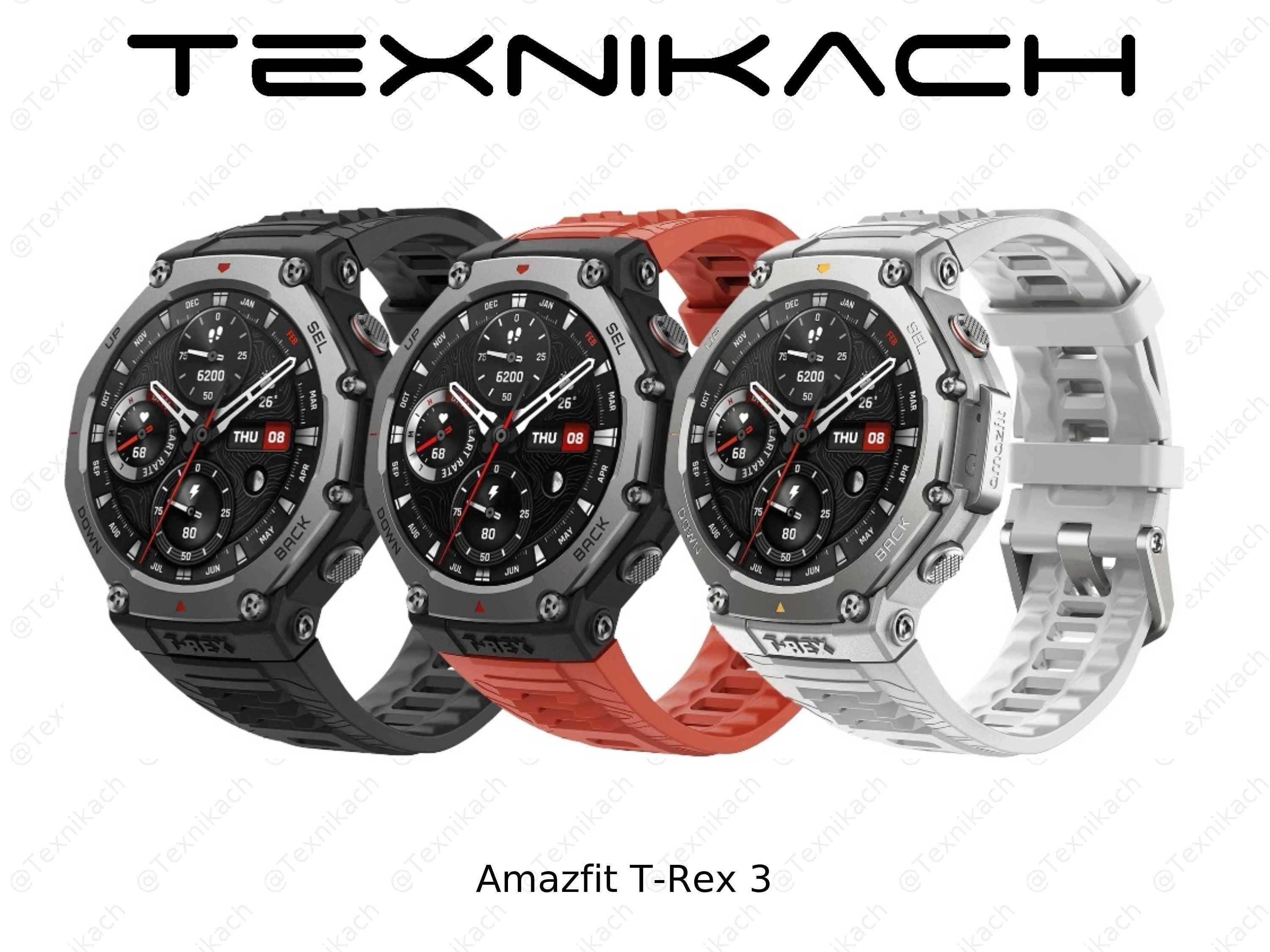 Yangi • Amazfit T-Rex 3 • Dastavka